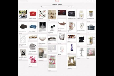 Pinterest can act as a visual ‘shopping list’